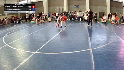 88 lbs Quarters - Lucas Larson-Owen, Washington vs Daniel Martinez, California