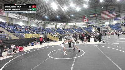 106 lbs Quarterfinal - Yaidel Lopez-Nava, Top Notch vs Justice Espinoza, Warrior WC