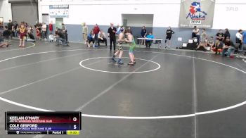 108 lbs Cons. Round 3 - Keelan O`Mary, Arctic Warriors Wrestling Club vs Cole Gesford, Chugach Eagles Wrestling Club