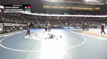 100 lbs Cons. Round 1 - Sophia Lombardo, MacArthur-8 vs Natalia Quinteros-Tejada, FDR-Hyde Park-9