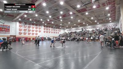 144 lbs Cons. Semi - Trent Sharp, Marysville vs Huggy Williams, Olentangy Liberty