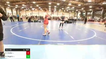 136 lbs Consi Of 8 #2 - Celina Cooke, NV vs Siobhan Rogers, SC