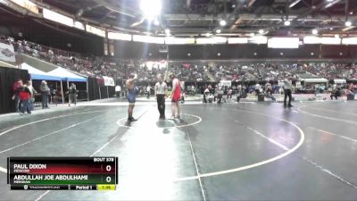 220 lbs Champ. Round 1 - Paul Dixon, Moscow vs Abdullah Joe Abdulhameed, Meridian