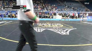 Girls-105 lbs 5th Place Match - Isla Gomez, Gladstone (Girls) vs Maizy Olson, Powers North Central (Girls)