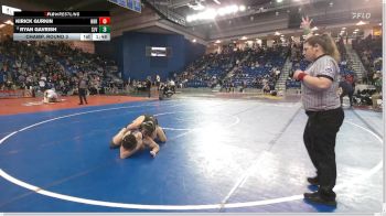 165 lbs Champ. Round 3 - Kirick Gurkin, North Brunswick vs Ryan Gavrish, St John Vianney