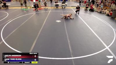 69 lbs Round 2 - Jaelyn Anderson, NE vs Sadie Yang-Elson, MN