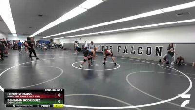 165 lbs Cons. Round 1 - Henry Strauss, Beverly Hills High School Wres vs Benjamin Rodriguez, Eastvale Elite