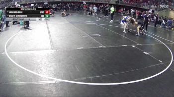 110 lbs Champ. Round 2 - Ian Nelson, Wahoo Wrestling Club vs Suby Manzitto, IronHawk Wrestling Academy