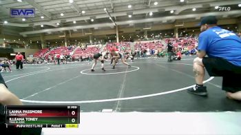 110 lbs Quarterfinal - Illeana Toney, Trailblazer vs Lahna Passmore, Chase County