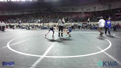 67 lbs Round Of 16 - Stetson Scott, Cowboy Wrestling Club vs Brantley Brunger, Raw Wrestling Club