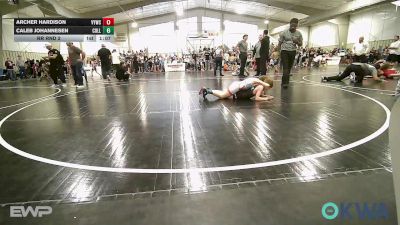 67 lbs Rr Rnd 2 - Archer Hardison, Verdigris Youth Wrestling vs Caleb Johannesen, Collinsville Cardinal Youth Wrestling