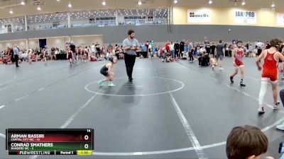 64 lbs Round 2 (6 Team) - Arman Bassiri, Capital City WC vs Conrad Smathers, Rangers WC