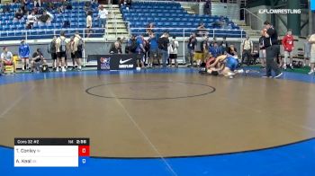 132 lbs Cons 32 #2 - Tyler Conley, Indiana vs Austin Keal, Kansas