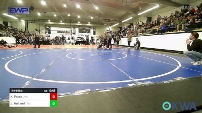 84-88 lbs Rr Rnd 5 - Kaili Prose, Jay Wrestling Club vs Jett Holland, Tiger Trained Wrestling