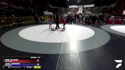 56 lbs Semifinal - Jack Tillman, California vs Jozie Johnson, California