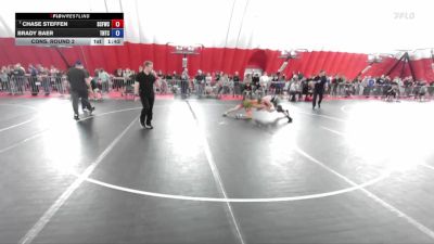 165 lbs Cons. Round 2 - Chase Steffen, St. Croix Falls Wrestling Club vs Brady Baer, Team Nazar Training Center