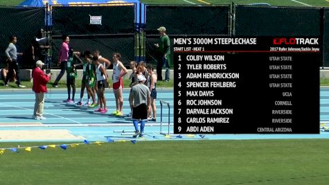 Men's 3k Steeplechase, Heat 1