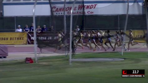 Women's 1500m, Premiere