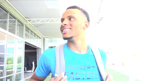 Andre DeGrasse says his town threw him a parade after the Olympics, is getting used to his new life as a track star