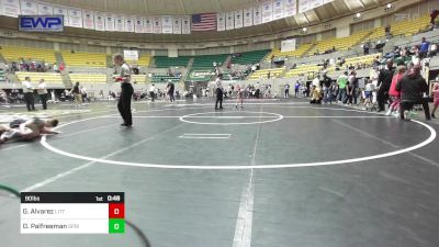 90 lbs Rr Rnd 5 - Georgina Alvarez, Little Rock Wrestling Club vs Darcy Palfreeman, Springdale Youth Wrestling Club