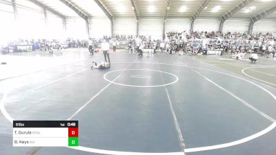 61 lbs Rr Rnd 3 - Teo Gurule, Stout Wr Acd vs Brooks Keys, SLV Elite WC