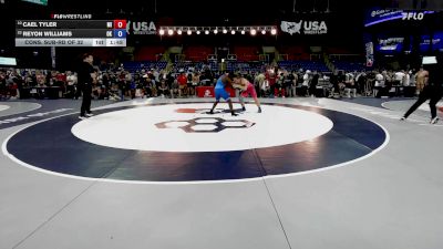 175 lbs Cons. Sub-rd Of 32 - Cael Tyler, MI vs Reyon Williams, OK