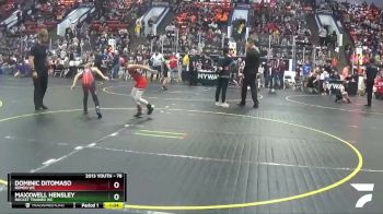 78 lbs Quarterfinal - Maxxwell Hensley, Rocket Trained WC vs Dominic DiTomaso, Romeo WC