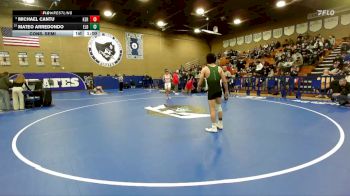 120 lbs Cons. Semi - Mateo Arredondo, El Diamante vs Michael Cantu, Kerman