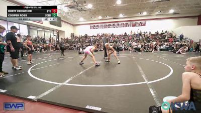 80 lbs Rr Rnd 4 - Rhett Crowther, Wichita Training Center vs Cooper Ross, Ponca City Wildcat Wrestling
