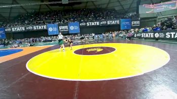 Girls 1B/2B/1A 100 Cons. Round 4 - Makenna Austin, Darrington (Girls) vs Onica Sanchez, Granger (Girls)