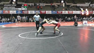 133 lbs Placement (16 Team) - Alexander Tucker, Washington & Jefferson College vs Joseph Custodio, Marymount