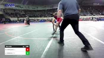 150 lbs Semifinal - Reyon Williams, Tulsa Union vs Jaedan Adams, Stillwater