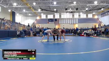 157 lbs Champ. Round 1 - Grayson Stricklin, Picayune High School vs Enoch Clardy, Mississippi School Of Mathematics And Science