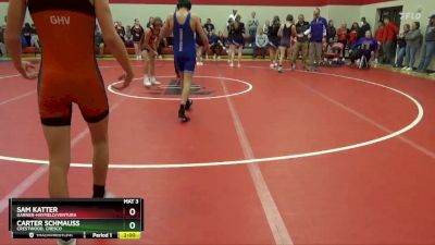 120 lbs Semifinal - Carter Schmauss, Crestwood, Cresco vs Sam Katter, Garner-Hayfield/Ventura