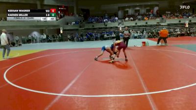 115 lbs Finals (8 Team) - Keegan Wagner, Wabasso vs Kaesen Miller, K-M