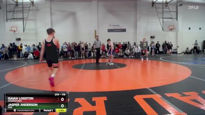 119 lbs Champ. Round 1 - Jasper Anderson, GGB vs Isaiah Logston, Hagerstown