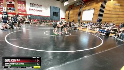 285 lbs Champ. Round 2 - Brodyn Buchanan, Sheridan vs Josef Sanchez, Natrona County