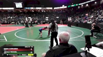 85 lbs Round 3 - Emma Carrabbia, AUS1 vs Cecilia Michael, BKV1