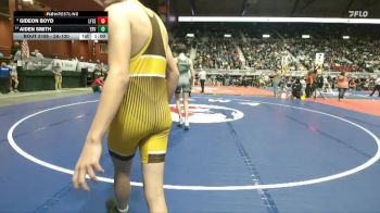 2A-120 lbs Cons. Round 2 - Aiden Smith, Tongue River vs Gideon Boyd, Lingle-Ft. Laramie/Southeast