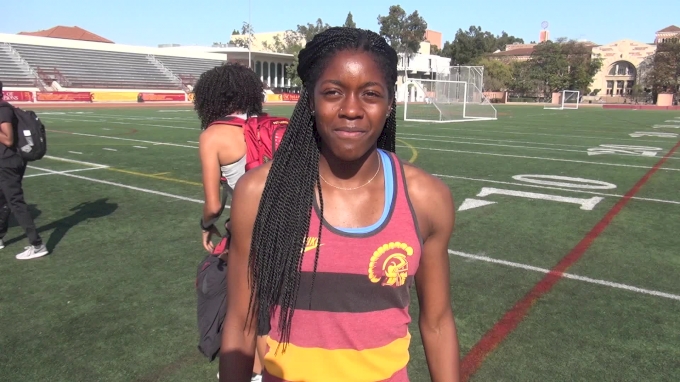 USC's Kendall Ellis before Mt. SAC Relays eyes a USC 4x4 NCAA outdoor title