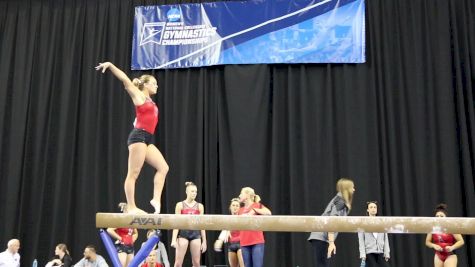 Maddy Stover Outstanding On Beam (Utah) - 2017 NCAA Championships Training