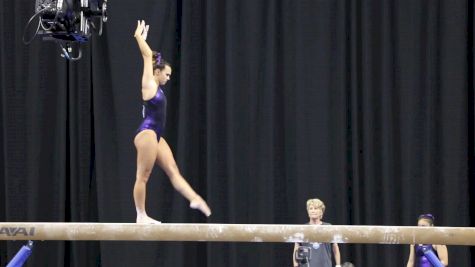 Ashleigh Gnat Beam Skills (LSU) - 2017 NCAA Championships Training