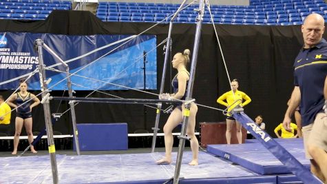 Polina Shchennikova Bar Routine (Michigan) - 2017 NCAA Championships Training