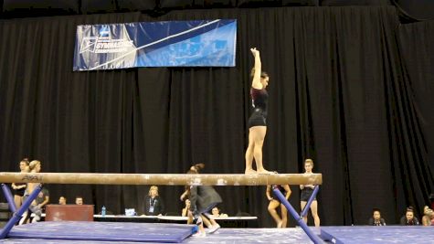 Chayse Capps Lovely On Beam (Oklahoma) - 2017 NCAA Championships Training