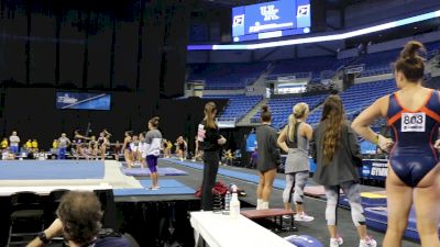 Charity Jones Yurchenko Full (Oklahoma) - 2017 NCAA Championships Training