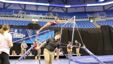 Katie Bailey Bar Dismount (Alabama) - 2017 NCAA Championships Training