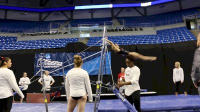 Sydney Snead Sticks Bar Dismount (Georgia) - 2017 NCAA Championships Training