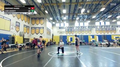 150 lbs Round 3 (8 Team) - Liam Leggett, LG Maroon vs Cristiano Juarez, Florida Supreme