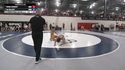 65 kg Cons. Rd Of 16 - Eren Sement, Cliff Keen Wrestling Club vs DJ Gillett, Beaver Dam Wrestling Regional Training Center