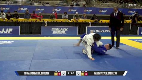 Randy Steven Jeminez Jr vs Thomas Olivier R. Broutin 2026 Pan Jiu Jitsu IBJJF Championship
